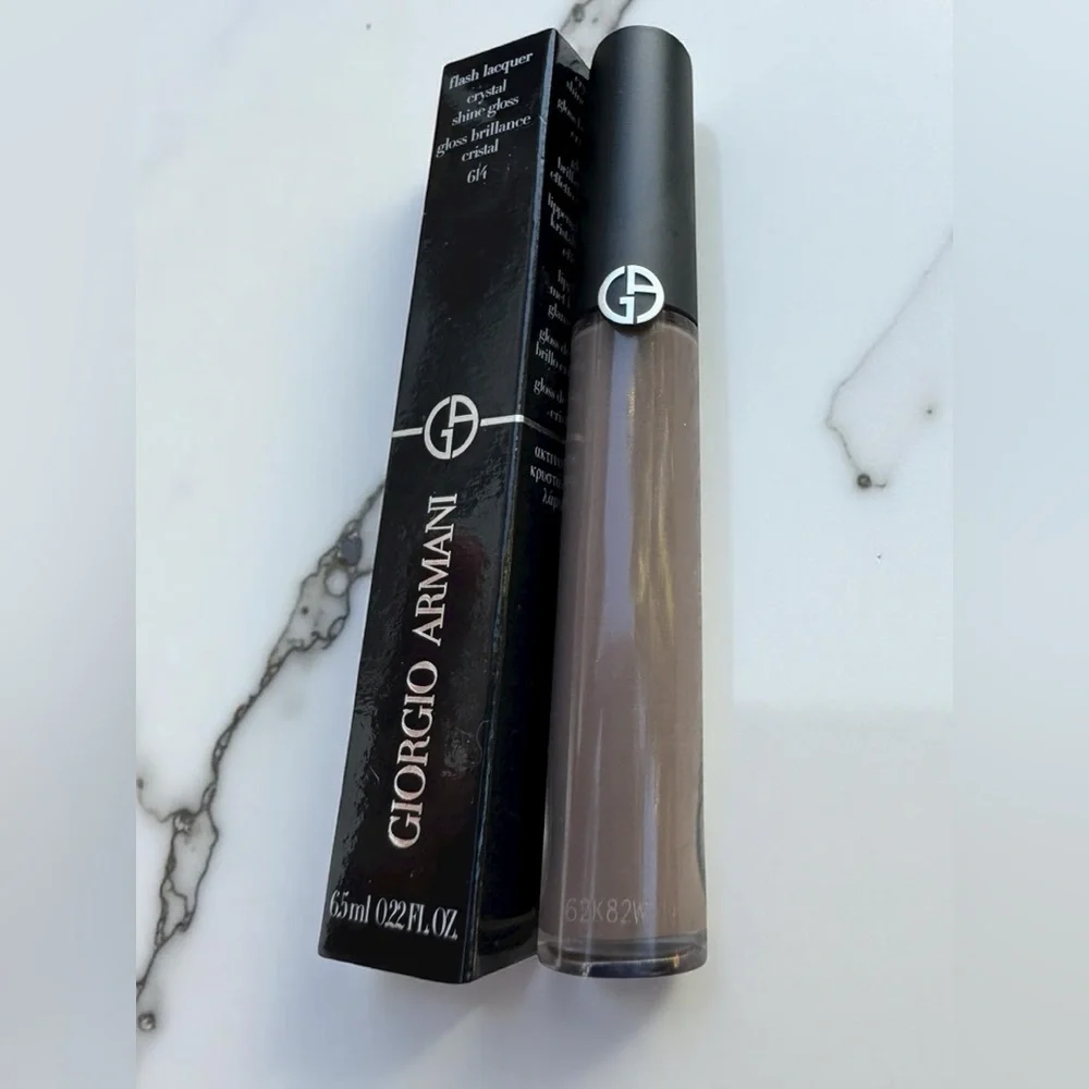 GIORGIO ARMANI (614) BELLADONNA FLASH LACQUER CRYSTAL SHINE GLOSS. NEW IN BOX.
